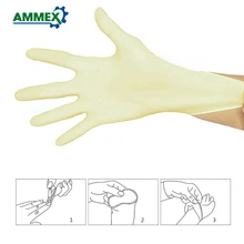 100 шт./упак. одноразовые латексные перчатки для домашнего промышленности Еда медицинскиех латексных перчаток Утепленные резиновые перчатки