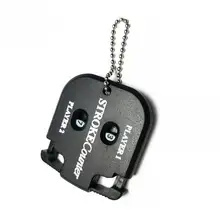 HOT 1 Pc Portatile Professionale di Plastica Golf Corsa Girato Putt Punteggio Contatore Con La Catena Chiave Nero 5.5 centimetri * 4.9 cm * 0.9 centimetri(China)
