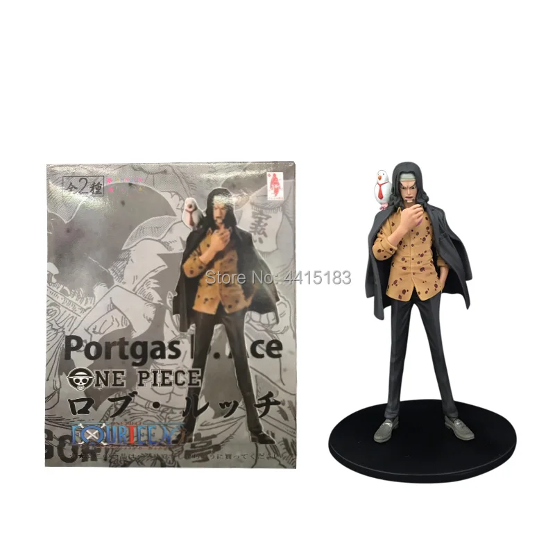 Anime One Piece Portgas.D. Ace Rob Lucci CP9 PVC Action Figure Doll Collectible Model Baby Toy Christmas Gift For Children 18 cm