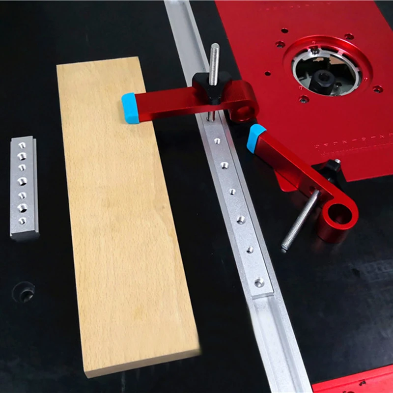 

100/450mm Aluminium Rail Miter Bar Slider Table Saw Gauge Rod Woodworking Tool
