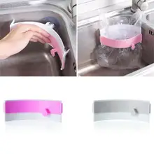 Экологичный и безопасный держатель мешка пластиковый кронштейн Подставка мусорное ведро для кухни крючок для склада