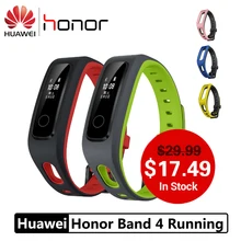 Huawei Honor Band 4 Беговая версия обуви-пряжка ударный фитнес-трекер версия Smart 50 м водонепроницаемый монитор сна
