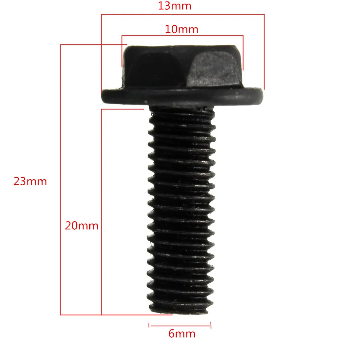 1/2/5/10 ПК левая рука винтовой резьбы и резки левый зуб M6x20mm инструменты винт