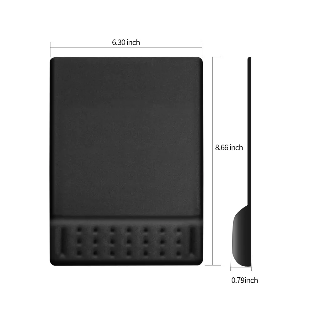 Mouse Pad Ergonomic Padded Mouse Pad with Wrist Rest Memory Foam Soft Comfortable Wrist Rest Support Cushion Gaming Mousepad Wrist Pad