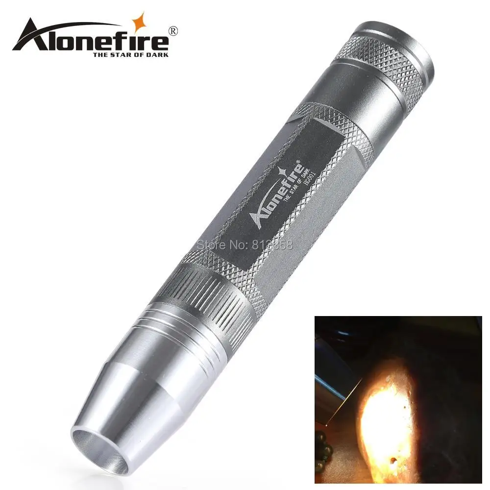 

AloneFire HG001 Yellow Light LED Flashlight Handheld Portable 18650 Torch linterna torch for Jade Gemstone Appraisal