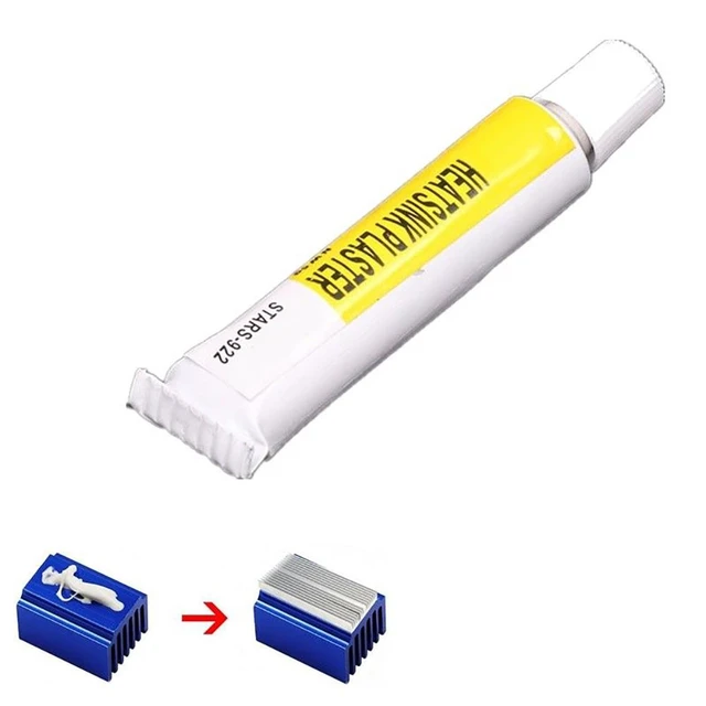 Pâte thermique pour dissipateur thermique, plâtre conducteur, adhésif  visqueux, colle pour puce, VGA, RAM, LED, IC, refroidisseur,  refroidissement, 1, 2, 3 pièces, 5g - AliExpress