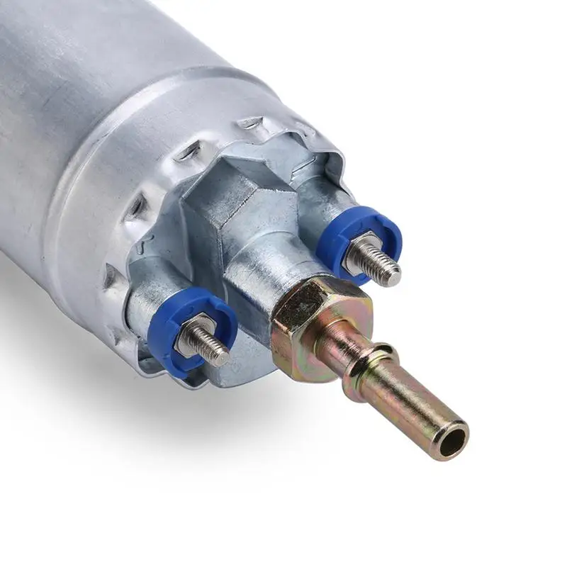 Профессиональный серебристый Электрический топливный насос из алюминиевого