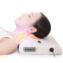 Электронагревательная Магнитная терапия Массажная подушка для здоровья тела Расслабляющая подушка Массажер для снятия шейки шеи спины талии поясничной боли