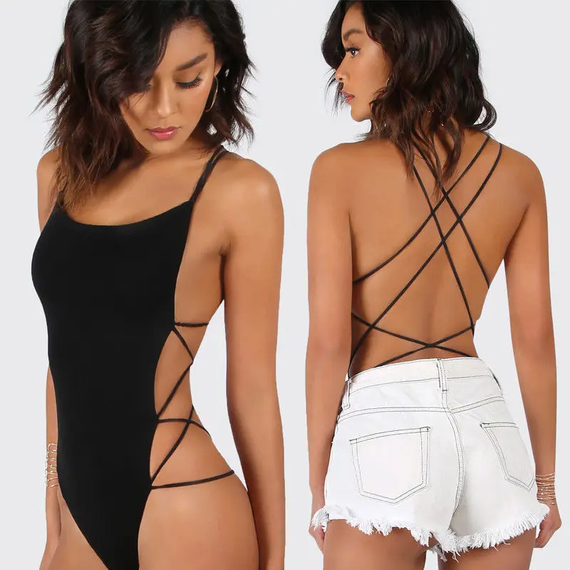 

Sexy Summer Women Summer New Bathing Suit Swimsuit Swimwear Backless Party Jumpsuit Playsuit Bodycon Romper Trousers Clubwear