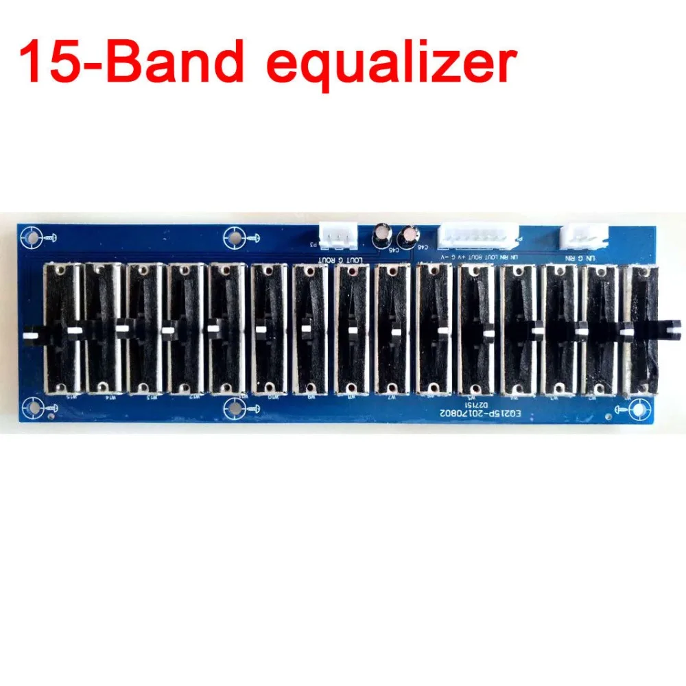 Плата эквалайзера DYKB Stage Stereo EQ 5/6/10/ 15 диапазонов 2 0 каналов предусилитель