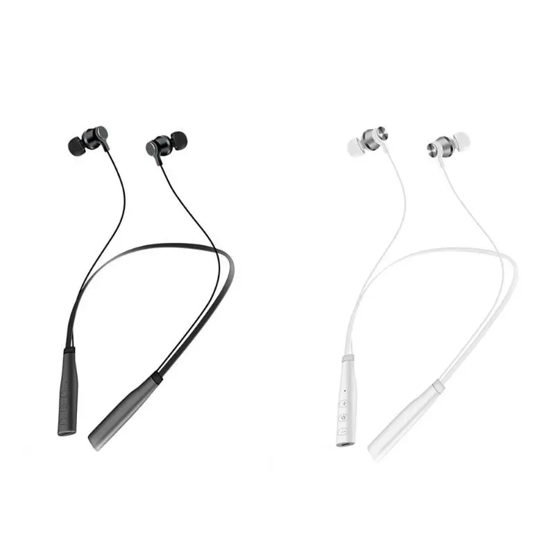 

Wireless Bluetooth Earphone Sports Neckband Headset Earbuds Support TF Card with Mic