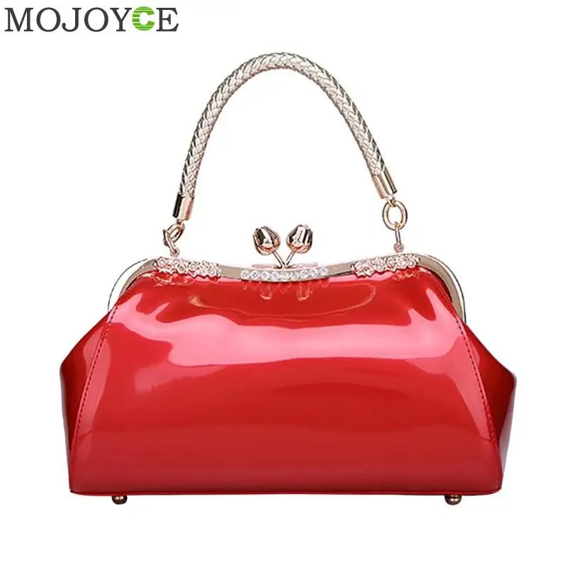 

Fashion Women Patent Leather Top-handle Bags Handbags Shoulder Bag Party