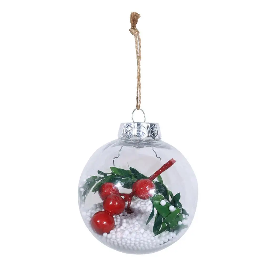 Подвеска 4 круглые As 2 Clear 1 Party 3 Home Christmas 20 г повседневные шары украшения для картин