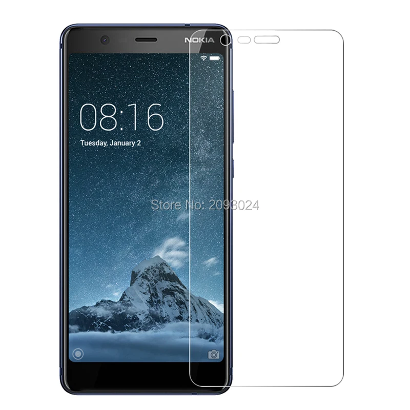 2 шт./лот 2.5D 0 26 мм 9H Премиум Закаленное стекло для Nokia 5 1 Защитная пленка