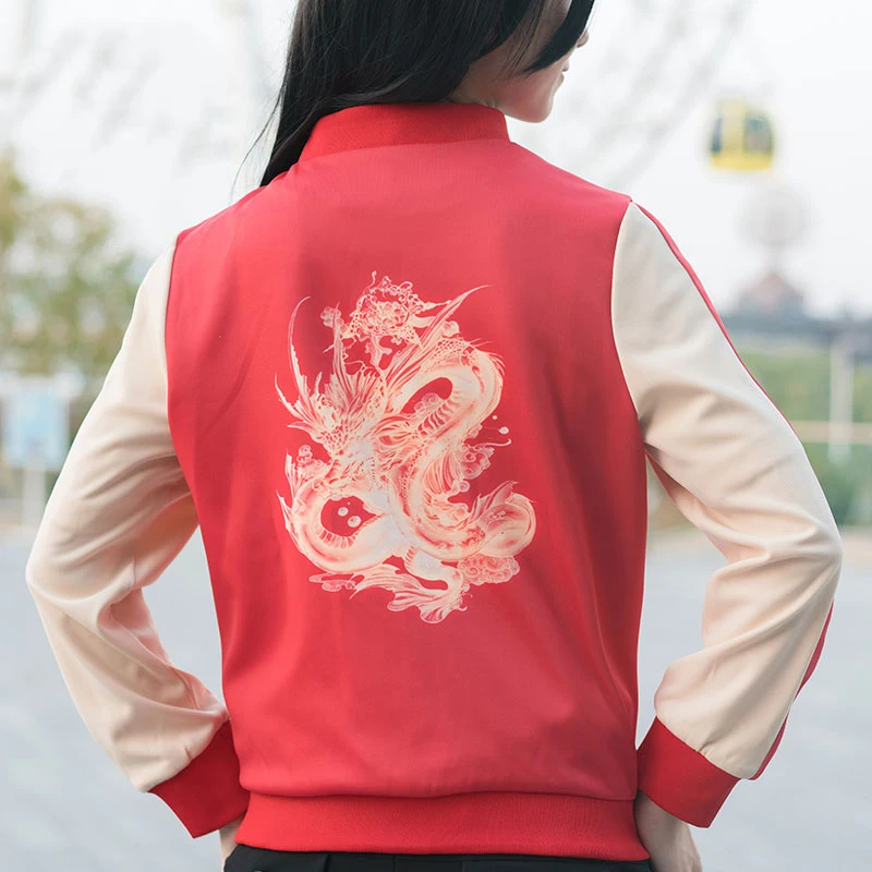 Модные женские туфли куртка Wreck It Ральф Мулан принцесса косплэй костюм с рисунком дракона красное пальто