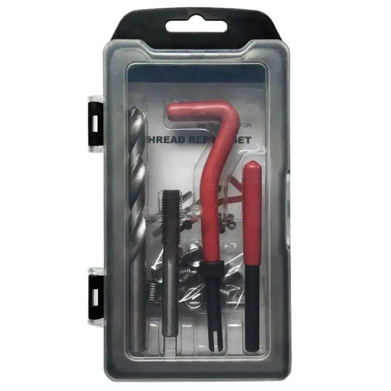

15pcs Helicoil Thread Repair Kit M10x1.0/1.25/1.5 w/ 10 Wire Thread Inserts