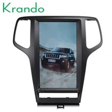 Krando Android 8,1 13," Tesla вертикальный экран автомобиля радио gps навигация для 2011-2013 JEEP Cherokee мультимедийная система wifi