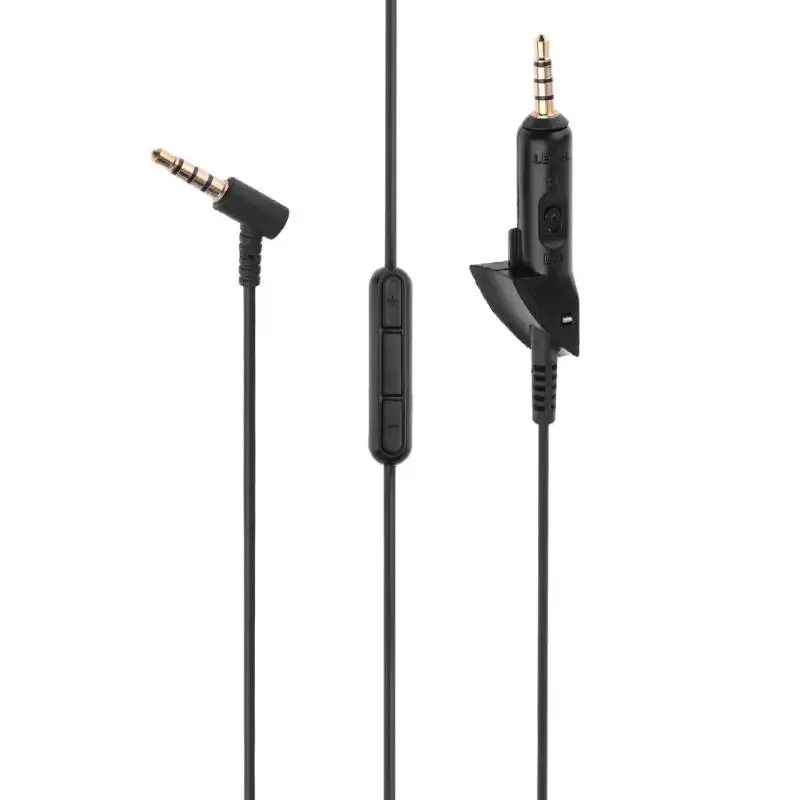 ALLOYSEED 1,5 м 3,5 ММ мужчинами аудио кабель провод С микрофоном Микрофон для Bose QC15 QC2 наушники гарнитура кабель адаптер провода