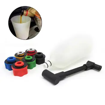 

8PCS Car Topping Up Engine Oil Funnel Set Universal Spillproof Oil Filter Tool Kit Filling System Auto Repair Plastic Filler