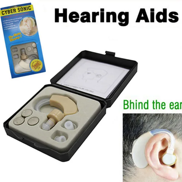 New Hot Digital Tone Hearing Aid Behind The Ear Best Sound Amplifier Adjustable Hearing Aids DC88 Mini Hearing Aids
