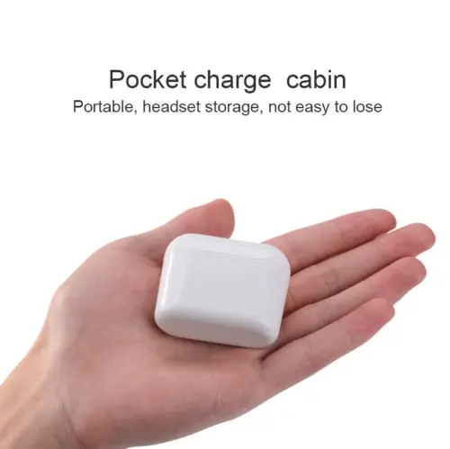 Беспроводные Bluetooth наушники вкладыши для Apple iPhone зарядная коробка популярные