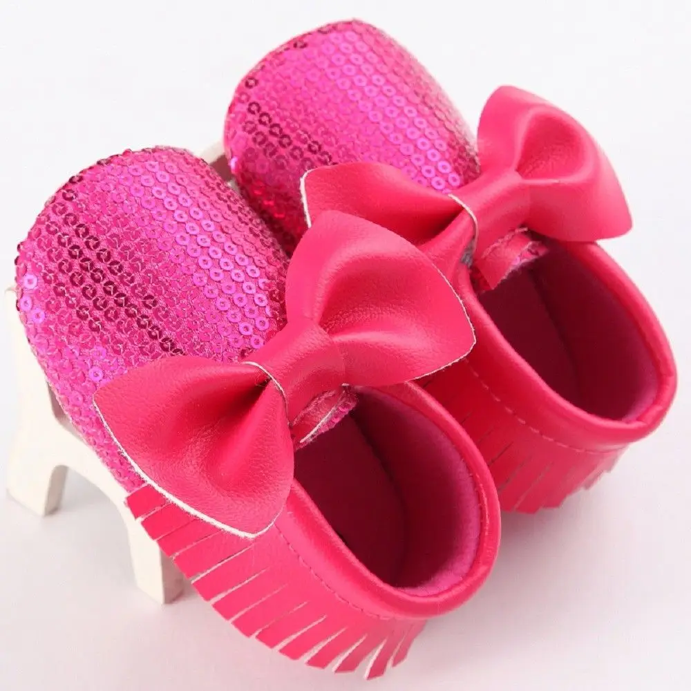 Милые блестящие туфли на плоской подошве с блестками для маленьких девочек вечерние туфли на шнурках на каждый день с бантом