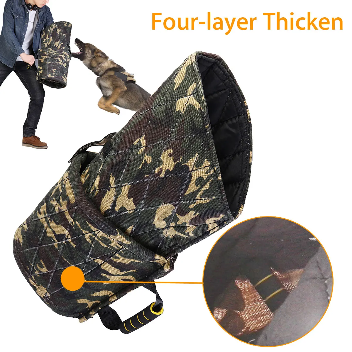 

Thickened Dog Bite Sleeves Tugs Protection Arm Sleeve For Big Dogs Malinois Work Dog Bite Training Supplies Fit German Shepherd