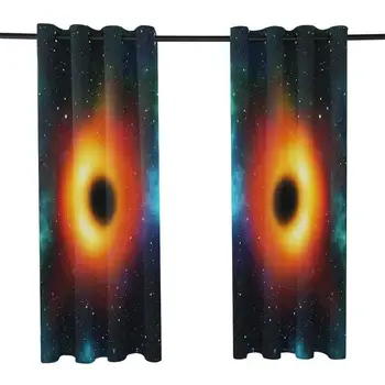 

2pcs/set Digital Printing Shading Sliding Curtains Modern blackout curtains for window Living drapes window blackout curtains