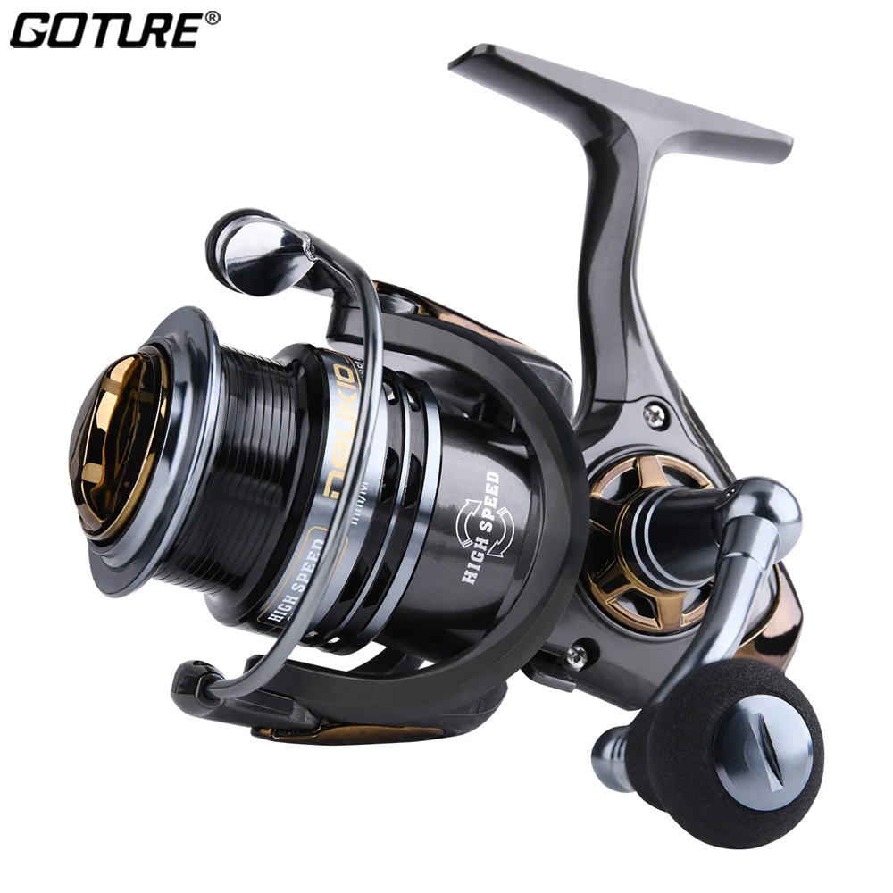 

Goture Spinning Fishing Reel 6BB 7.1:1 6.7:1 Ultral Light Metal Spool High-speed Fishing Wheel for Carp Fishing Max Drag 8kg