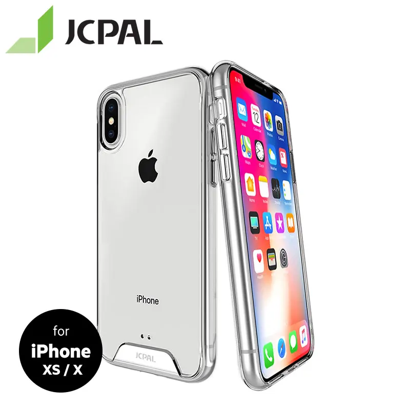 

JCPAL iGuard DualPro Case for iPhone XS/S with Lightweight Drop Protection Ultra-thin TPU and PC Materials