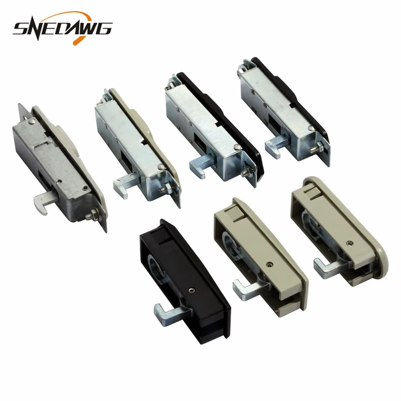 WT9700 Cabinet Lock with Key Plastic Metal Industrial Distribution Box Plane Lock Safety Mailbox Flat Steel Cabinet cabinet door lock