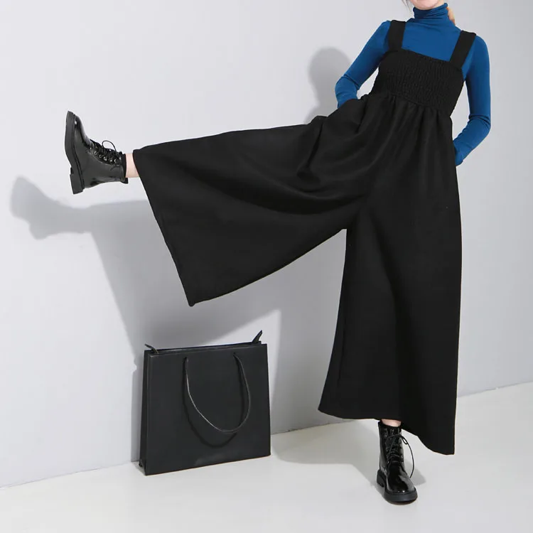 Las Pantalones Formal Pantalón Oficina gris Otoño Invierno Ancho Mujeres Moda Elegante Pierna Negro E De Ol La qw4pgx