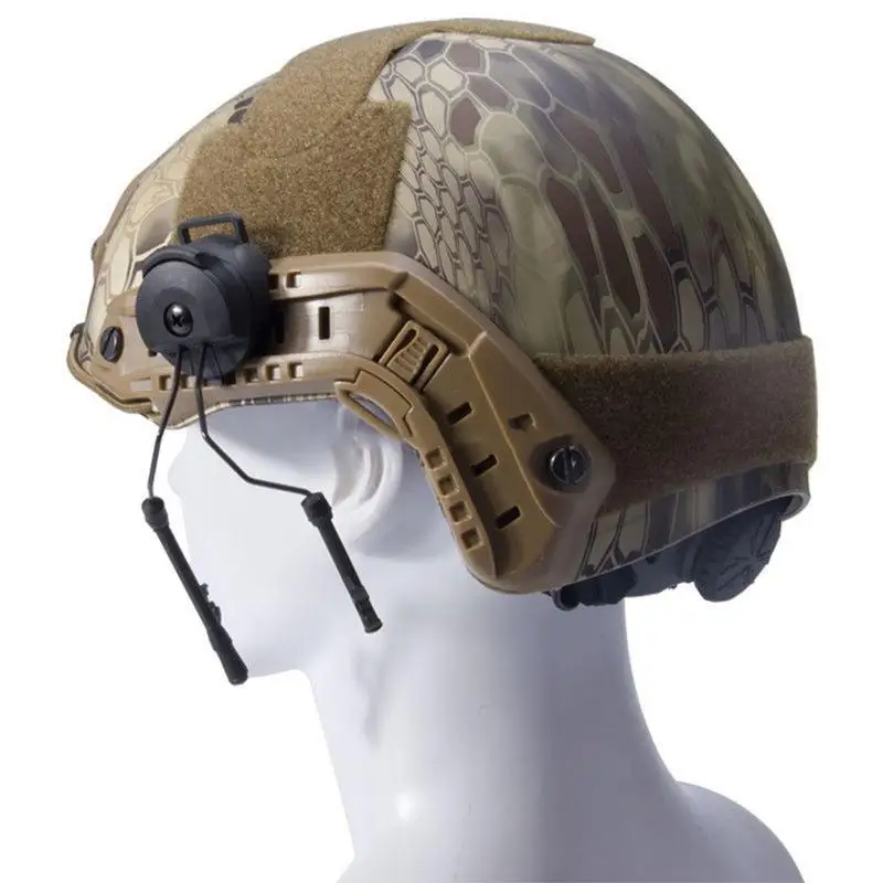 1 пара Тактический шлем гарнитура поддержка рельсовый адаптер подвеска наушники кронштейн охотничьи теплые наушники левая и правая сторона вложения