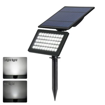

Solar Spotlight Lawn 5W Solar Power 50 LED Spotlight Waterproof Landscape Wall Security Light for Outdoor solar Garden Lawn