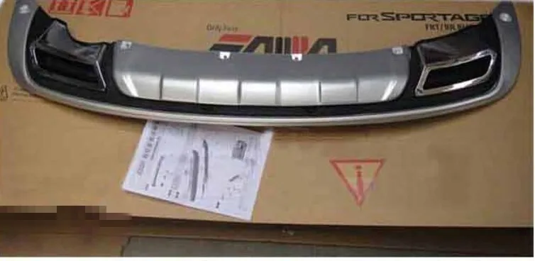 Накладка на бампер - KIA Sportage (3G), 2 л, 2015 года тюнинг DRIVE2