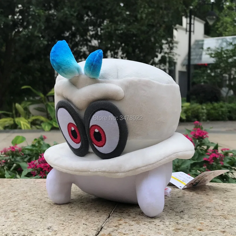 

Anime Super Mario Odyssey Plush Cappy 7" Stuffed Toy Game Doll Bros Gift