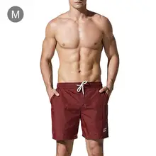 Мужские плавки для купания багажник из нейлона Свободные Большой размеры XXXL спортивные шорты одноцветное цвет с карманами быстросохнущая Плавание Короткие
