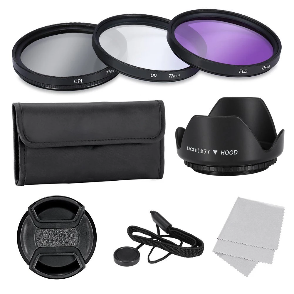77mm Professional Filter Lens Kit For Canon Nikon Sony Fujifilm Pentax