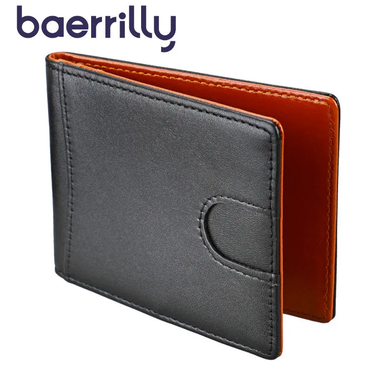 

RFID High-quality Genuine Leather Wallet Male Wallet Men Coin Purses Card Holders Note Compartment Carteira Masculina Carteras
