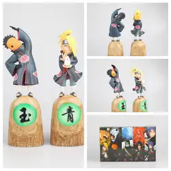 Действие Naroto рисунок Акацуки яйцо Deidara Учиха Obito ПВХ Модель игрушечные лошадки 24 см Высокое куклы подарок для детей коллекционер Наруто