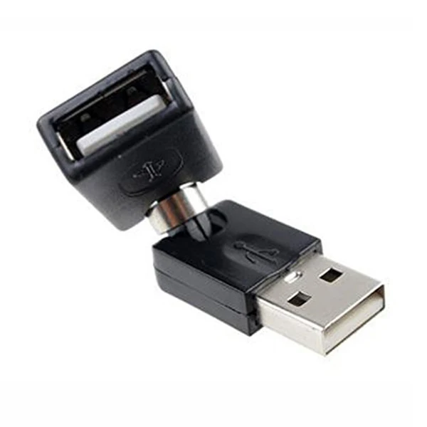 Вращающийся и Поворотный Переходник USB 2 0 типа A с разъемом для разъема углом