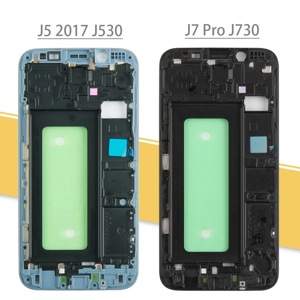 Новый телефон для Samsung J5 2017 J530 LCD Рамка пластина Корпус Передняя рамка средняя