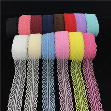 10 jardas 30mm artesanato bilateral bordado tecido de renda guarnição laço fita decoração diy costura artesanato