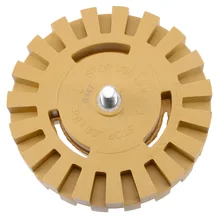 Mayitr New Decal Removal Eraser Wheel w/ Power Drill Arbor Adapter Rubber Pinstripe 100mm 4 Inch Mayitr New Decal Removal Eraser Wheel w/ Power Drill Arbor Adapter Rubber Pinstripe 100mm 4 Inch