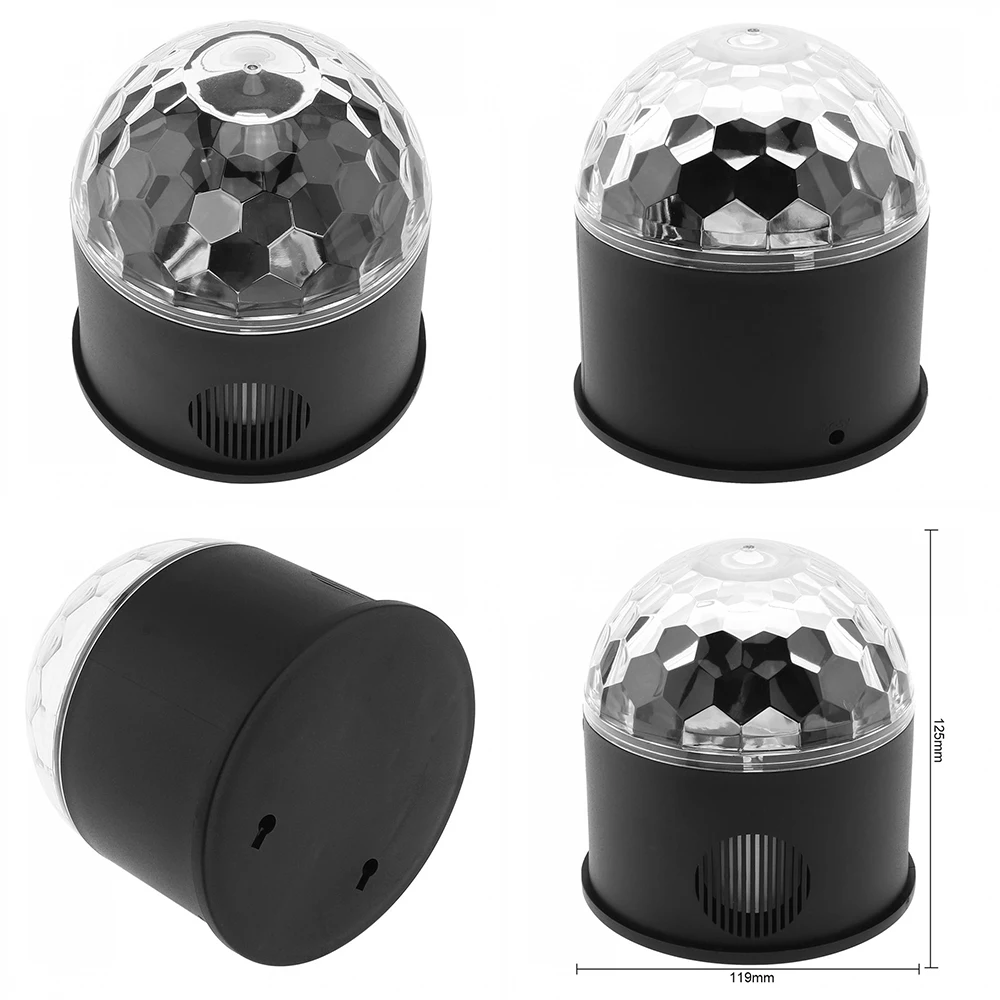 9 Вт RGB светодиодный светильник шар для дискотеки Bluetooth музыкальный динамик плеер