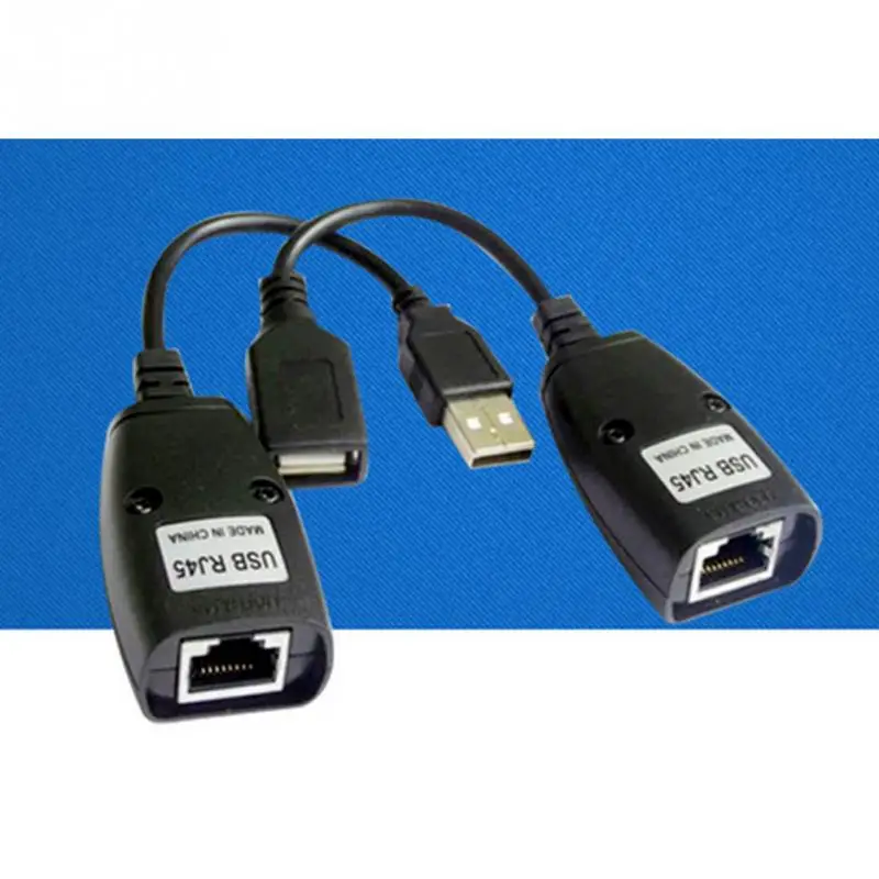 USB RJ45 Network Lan Cable Extender 50M Signal Amplifier