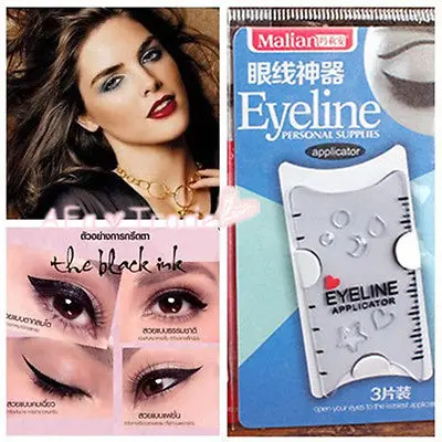 

Perfect Eyeliner Stencil Models Template Shaper Liner Eye Makeup Tool Useful NEW