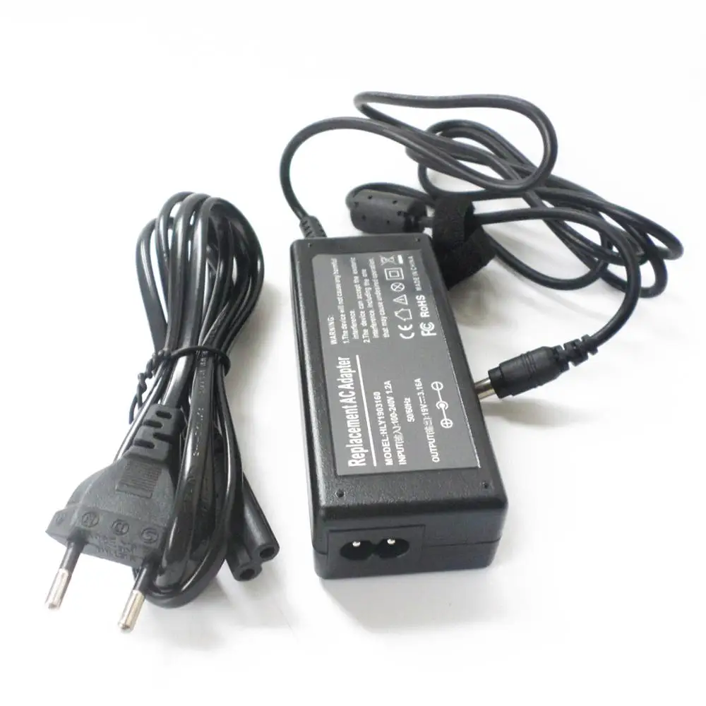 

NEW Notebook Power Charger Plug AC Adapter For Samsung HP979 NT-Q230 NT-Q318 NT-Q320 NT-Q322 NT-Q330 NT-P230 NT-P330 19V 3.16A