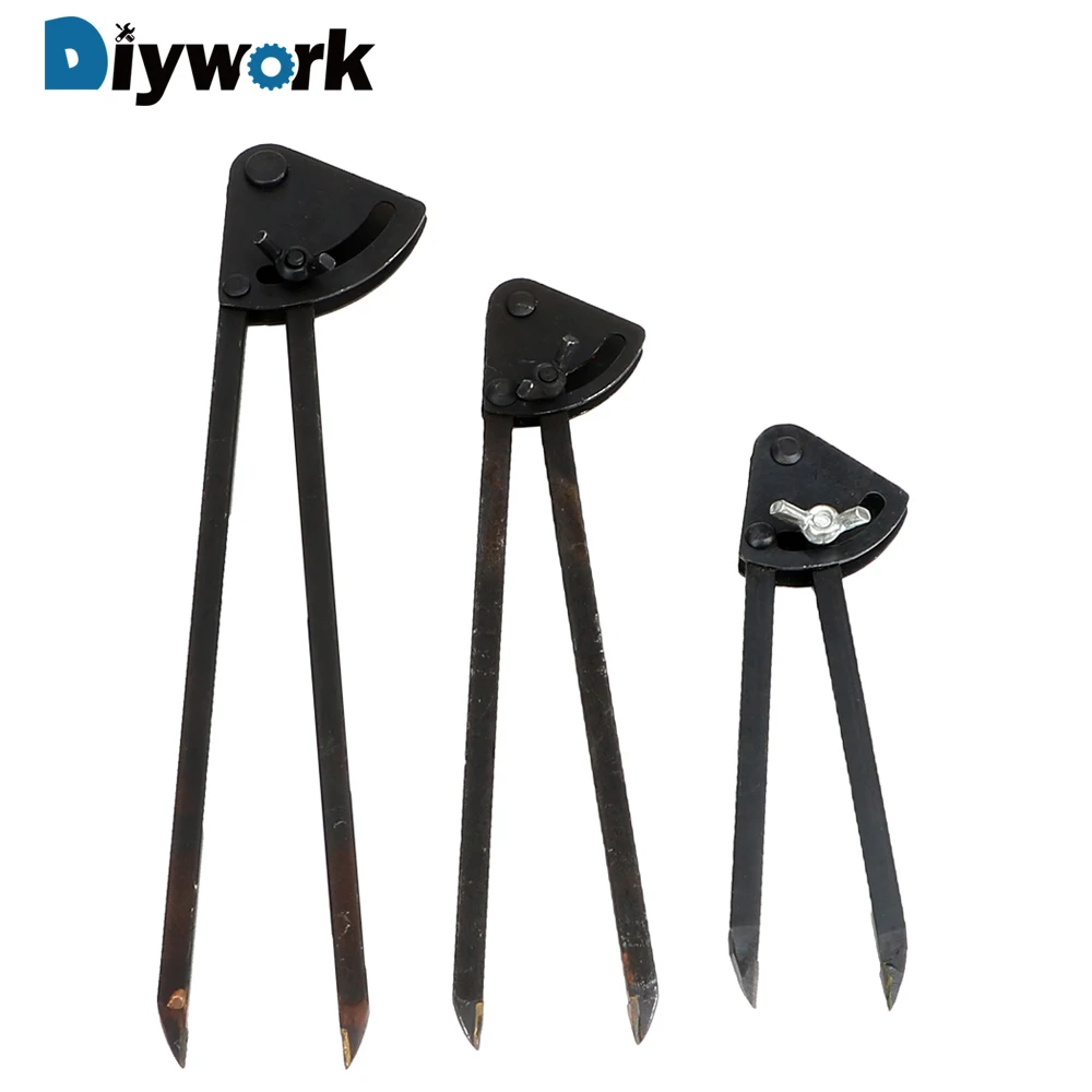 DIYWORK Spring Protractor Dividers Compass DIY Craft Tools Bow Compass