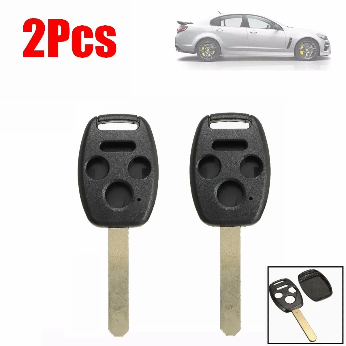 

1/2pcs 2 3 4 Buttons Remote Car Key Shell Case Replacement Car Key For HONDA for Accord for Civic CRV Pilot Key Cover 2002-2010